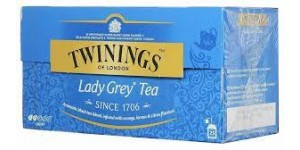 Чорний чай Twinings Lady Grey у пакетиках 25 шт