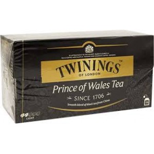 Чорний чай Twinings Prince of Wales у пакетиках 25 шт