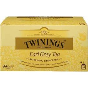 Чорний чай Twinings Golden Earl Grey у пакетиках 25 шт