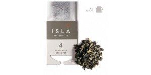 Зелений чай ISLA №4 Ганпаудер у пакетиках 10х4 г