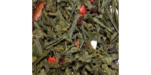 Чай зелений розсипний Hot-tea Полуничний твіст 100 г